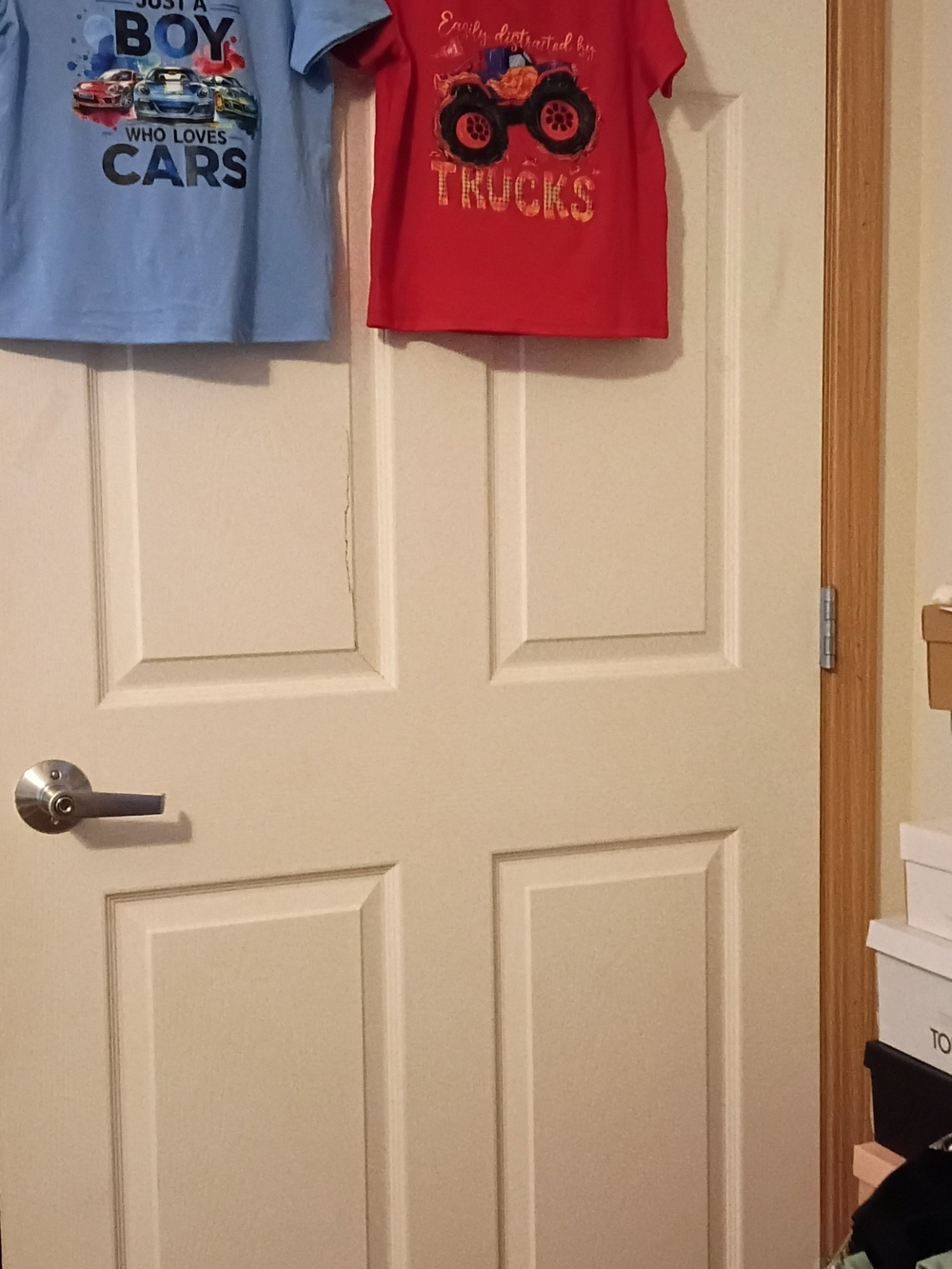 Source Unknown Blue & Red Boys Graphic Truck and Cars T-Shirts